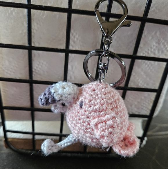 Accessories - Bamboo Flamingo Keychain